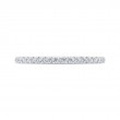 Round Diamond Wedding Band in 14K White Gold