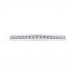 Round Diamond Half-Eternity Wedding Band in 14K White Gold