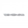 Round Half-Eternity Diamond Wedding Band in 14K White Gold