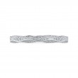 Round Diamond Wedding Band in 14K White Gold