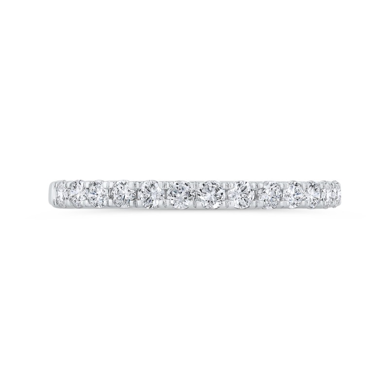 Diamond Wedding Band in 14K White Gold