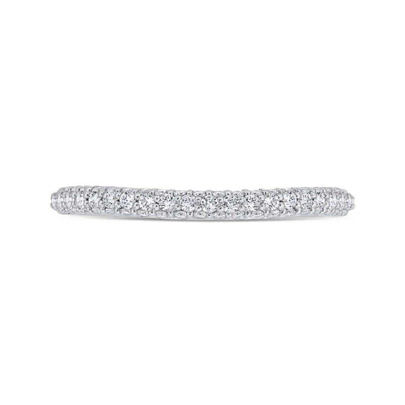 Diamond Wedding Band in 14K White Gold