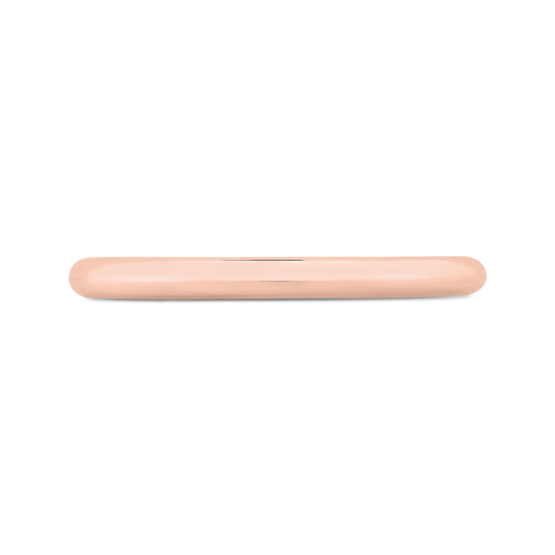 Plain Wedding Band in 14K Rose Gold