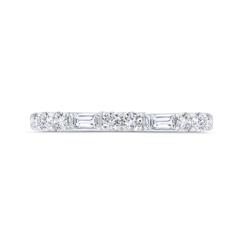 Diamond Wedding Band in 14K White Gold