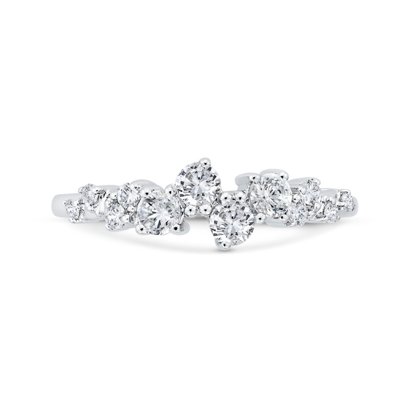 Diamond Wedding Band in 14K White Gold