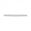 Round Diamond Half-Eternity Wedding Band in 14K White Gold