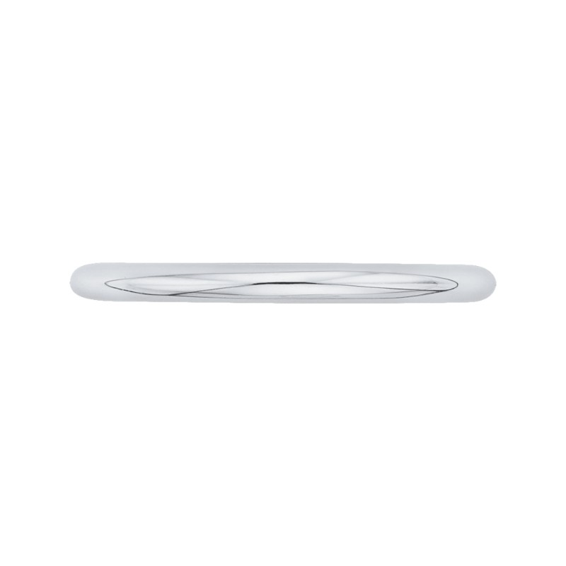 Plain Wedding Band in 14K White Gold