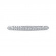 Round Diamond Wedding Band in 14K White Gold