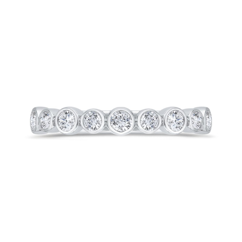 Diamond Wedding Band in 14K White Gold