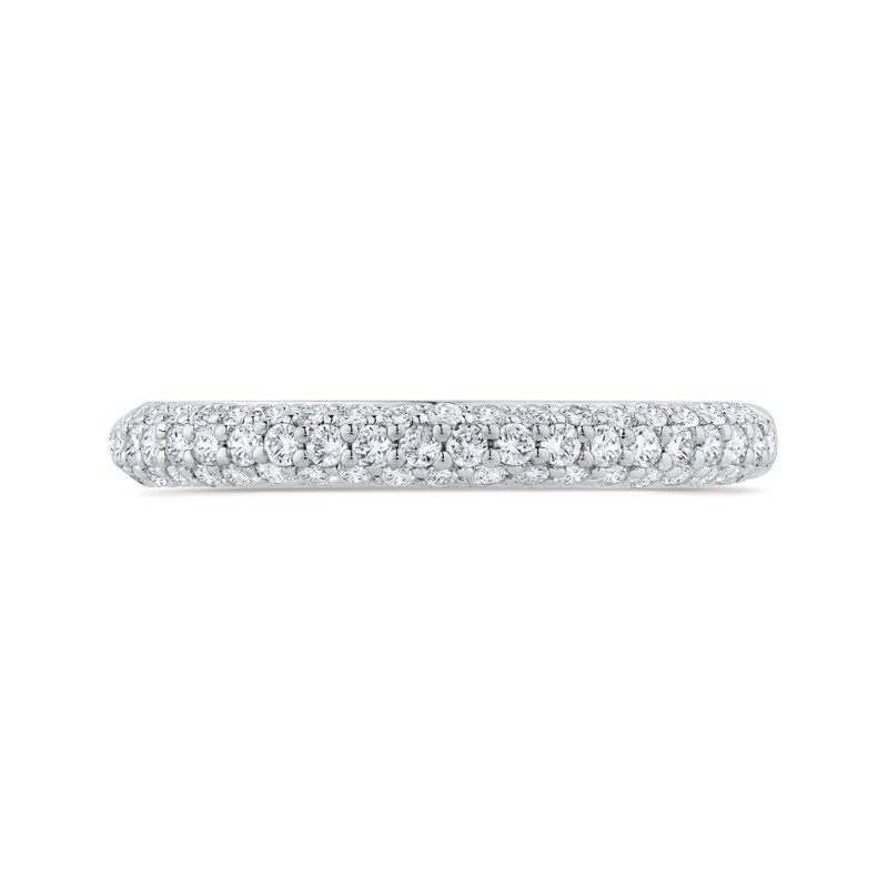 Diamond Wedding Band in 14K White Gold