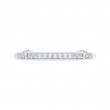 Round Diamond Wedding Band in 14K White Gold