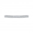 Round Diamond Wedding Band in 14K White Gold