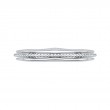 Plain Wedding Band in 14K White Gold