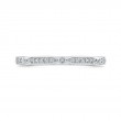Round Diamond Wedding Band in 14K White Gold