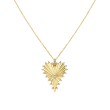 14K Yellow Gold Heart Pendant