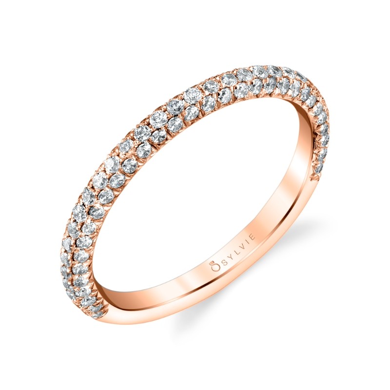 Classic Pave Wedding Band - Jayla