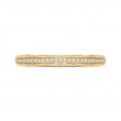 Round Diamond Wedding Band in 18K Two-Tone Gold
