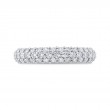 Diamond Wedding Band in 18K White Gold