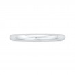 Plain Wedding Band in 18K White Gold
