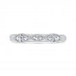 Diamond Wedding Band in 18K White Gold
