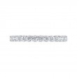 Diamond Wedding Band in 18K White Gold