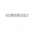 Diamond Wedding Band in 18K White Gold