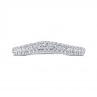 Diamond Wedding Band in 18K White Gold