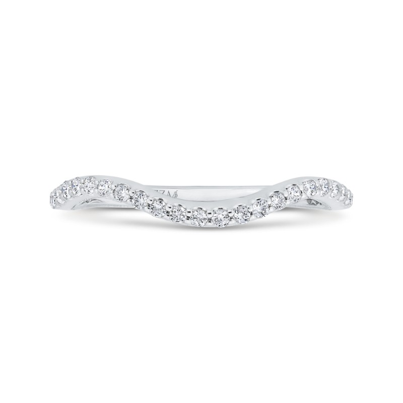 Diamond Wedding Band in 14K White Gold