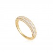 Gold Pav?Dome Ring