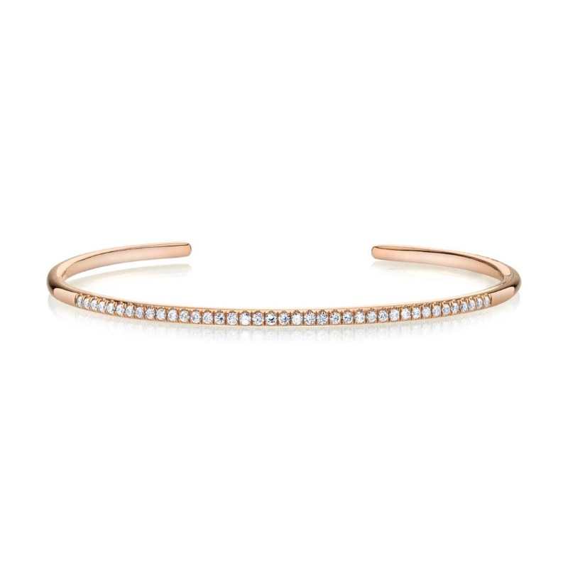 Open Diamond Bangle