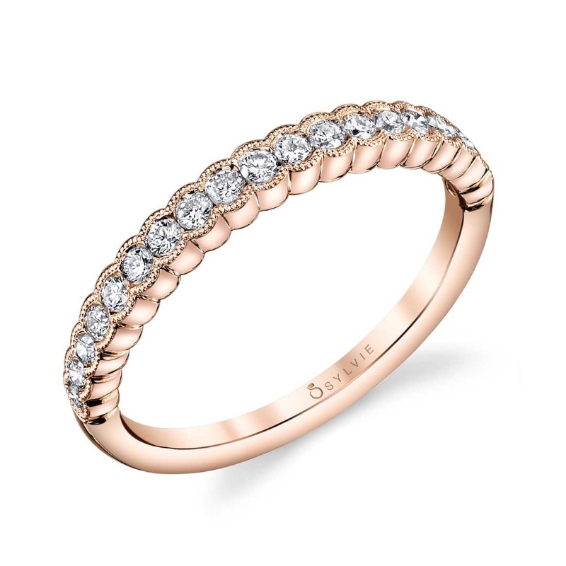Stackable Wedding Band - Angeline