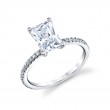 Radiant Cut Classic Engagement Ring - Adorlee