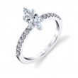 Marquise Cut Classic Engagement Ring - Celeste