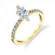 Marquise Cut Classic Engagement Ring - Celeste