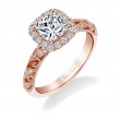 Cushion Cut Vintage Engagement Ring - Rochelle