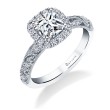 Cushion Cut Vintage Engagement Ring - Rochelle
