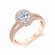 Oval Cut Split Shank Engagement Ring - Grazielle