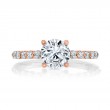 Round Cut Classic Engagement Ring - Athena