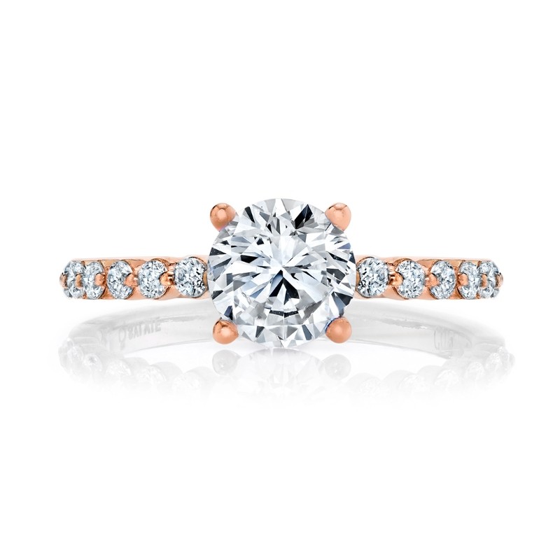 Round Cut Classic Engagement Ring - Athena
