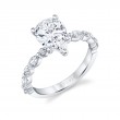 Pear Shaped Unique Engagement Ring - Felicity