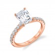 Emerald Cut Classic Engagement Ring - Aimee