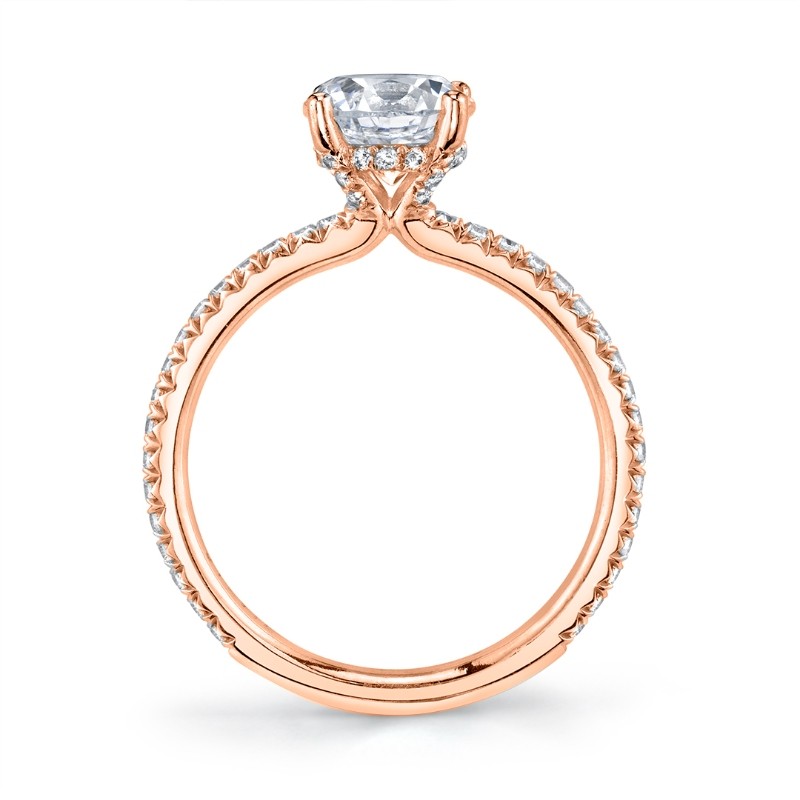 Radiant Cut Classic Engagement Ring - Maryam