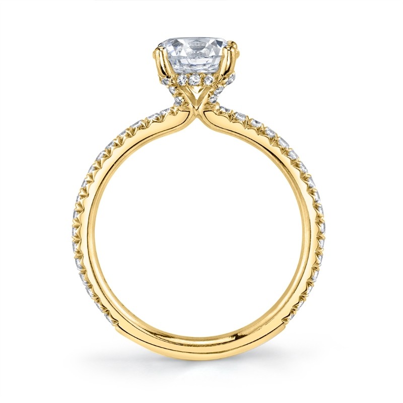Radiant Cut Classic Engagement Ring - Maryam