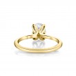 Tulira Solitaire Petal Prong Engagement Ring - Fawn