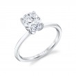 Tulira Oval Cut Solitaire Diamond Petal Prong Engagement Ring - Shay