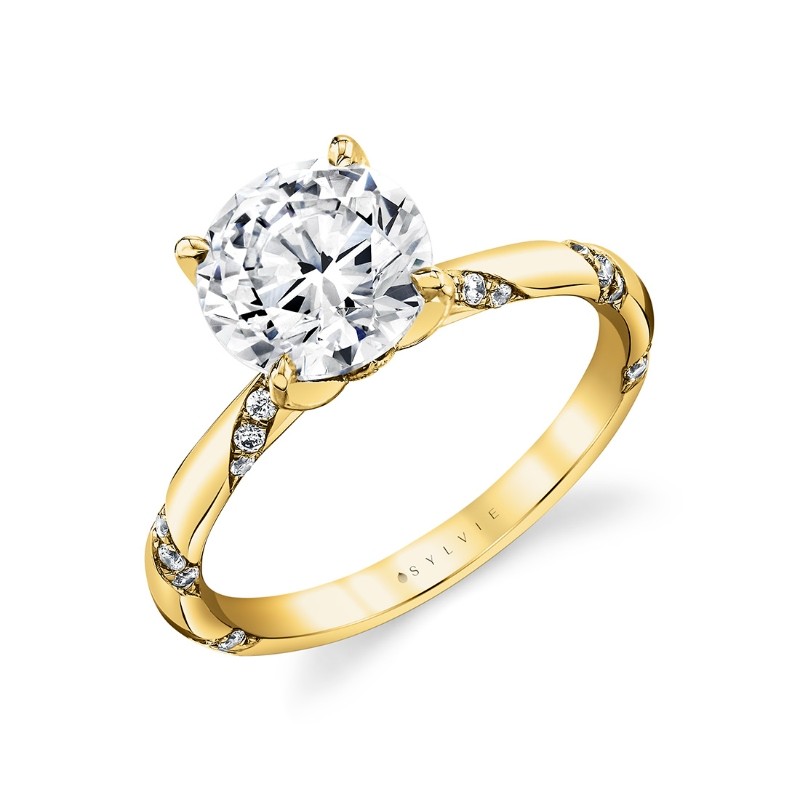 Tulira Twist Diamond Engagement Ring - Hazel