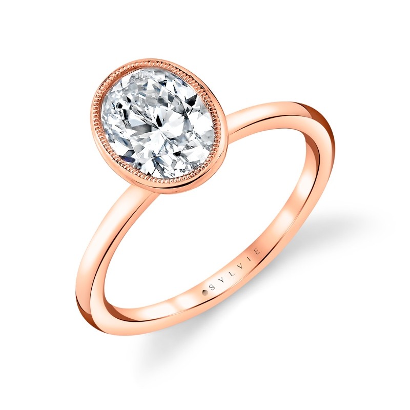 Tulira Bezel Set Solitaire Engagement Ring - Iris