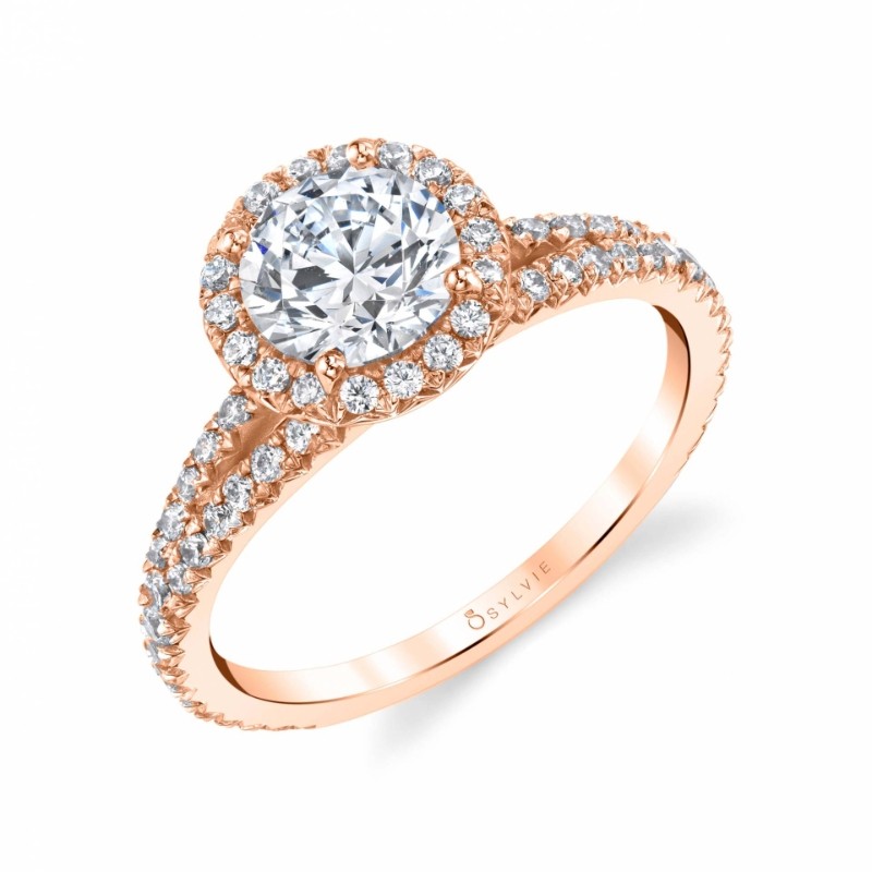 Split Shank Engagement Ring - Genevieve