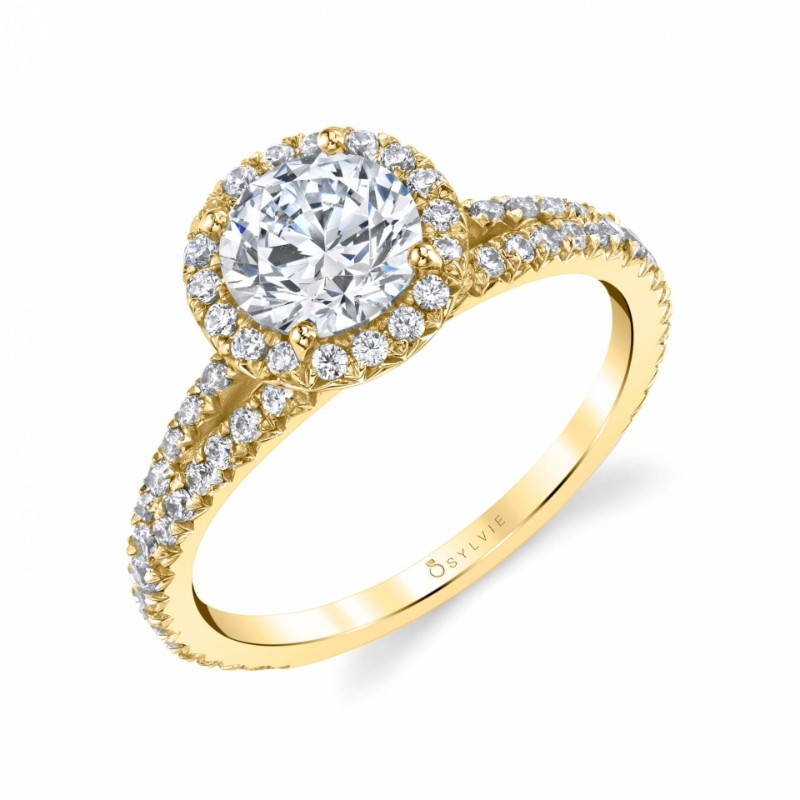 Split Shank Engagement Ring - Genevieve