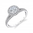 Split Shank Engagement Ring - Genevieve